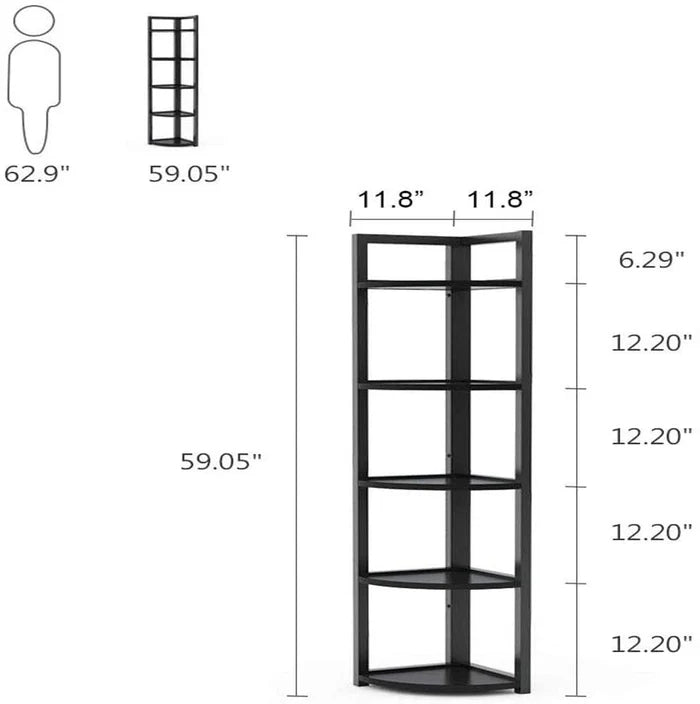 Corner Floor Shelve | Modern Shelves for Home Organizing