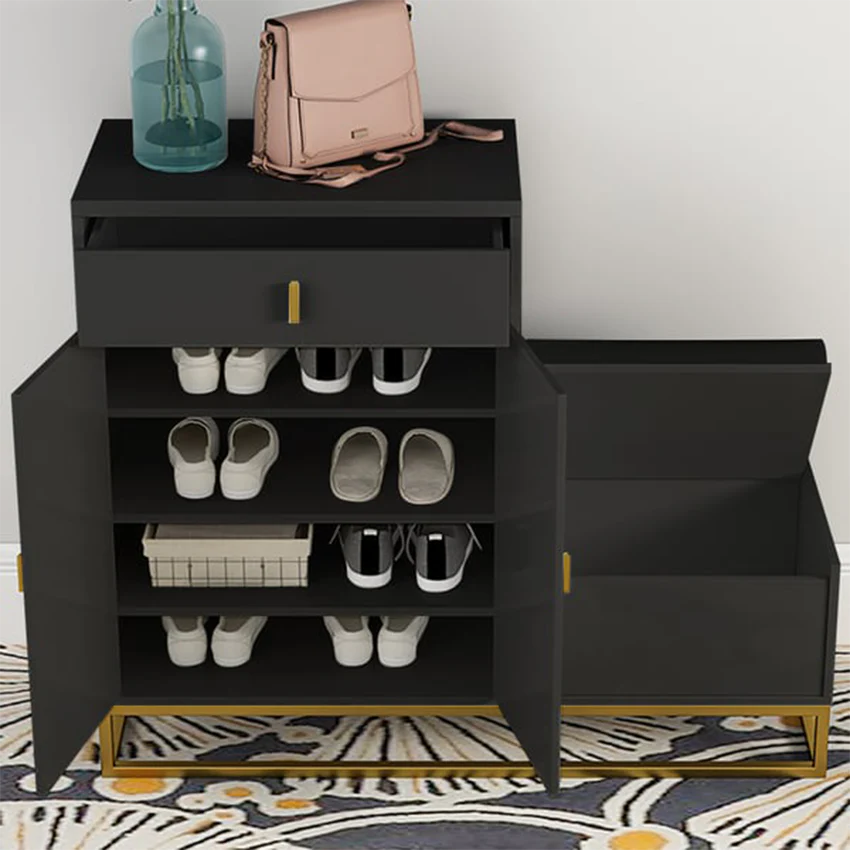 Modern Wooden Shoe Rack | Stylish Shoe Bench for Homes in Pakistan