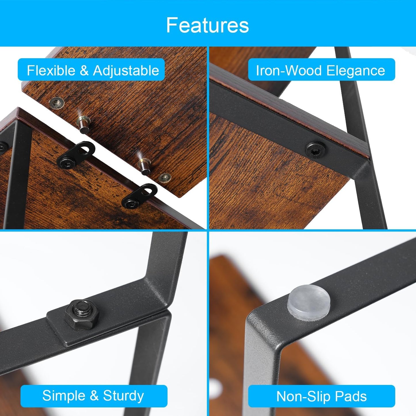 2 Tier Countertop Shelf | Space Saving Organizer for Home & Kitchen