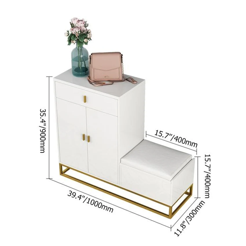Modern Wooden Shoe Rack | Stylish Shoe Bench for Homes in Pakistan