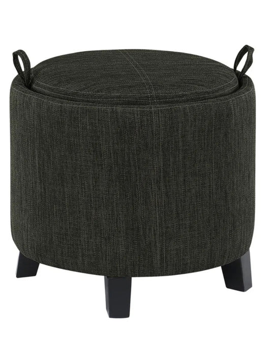 Oscar Storage Stool | Reversible Tray, Padded top | Multi-functional Stool