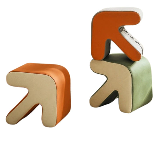 Arrow Stool | Modern, Versatile, Compact | Stylish Stool for Living Room