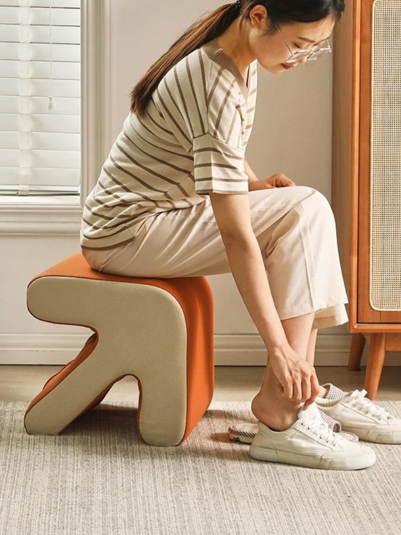 Arrow Stool | Modern, Versatile, Compact | Stylish Stool for Living Room