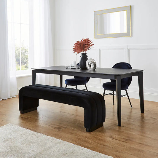 Lucilla 3-Seater Bench | Modern & Elegant Seating for Bedroom & Dining