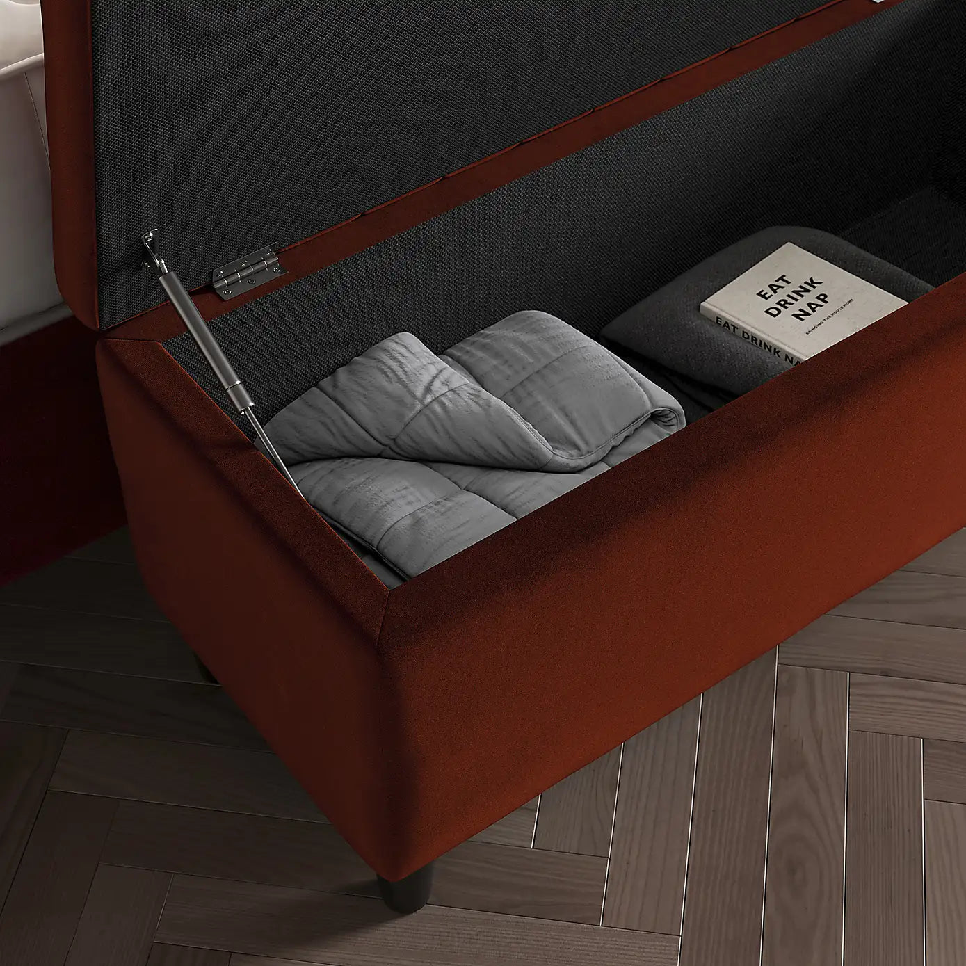 Alara Ottoman Bench | Space-Saving Design | Home Decor Pakistan