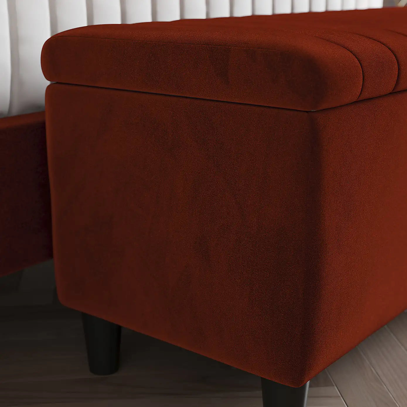 Alara Ottoman Bench | Space-Saving Design | Home Decor Pakistan