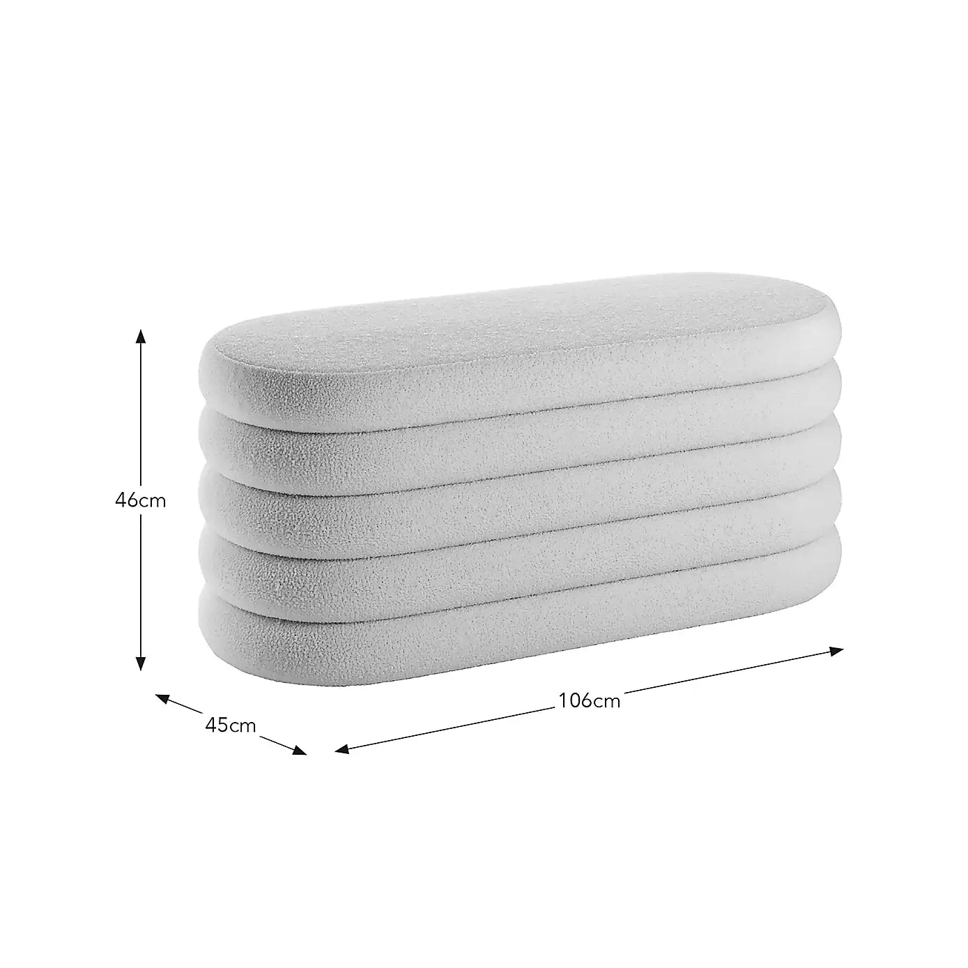 Murray 2 Seater Ottoman | Luxury Home Furniture in Pakistan