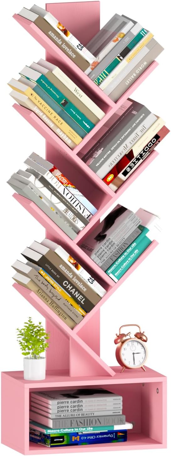 Modern Bookshelf – Space Saving Storage Rack for Home & Office