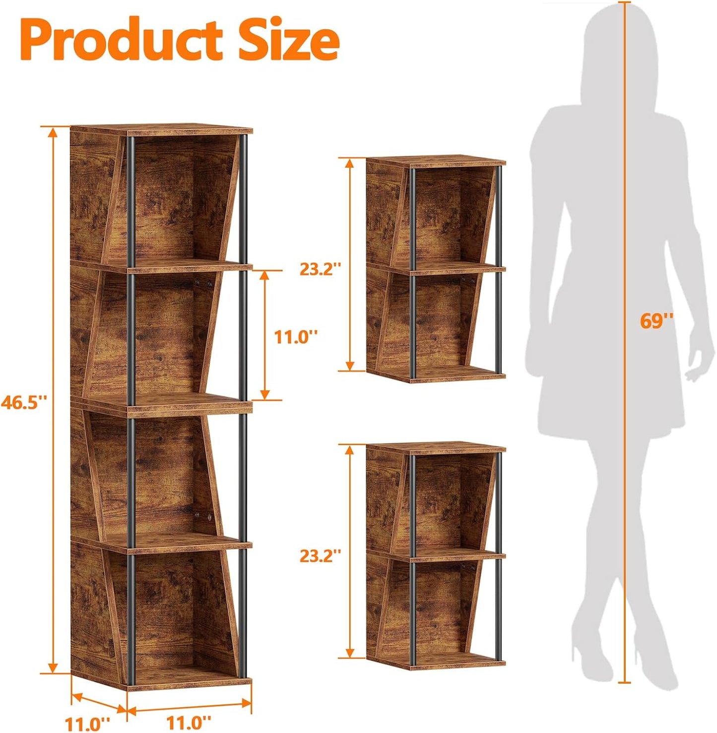 3 Tier Storage Shelf – Modern Organizer for Home & Office