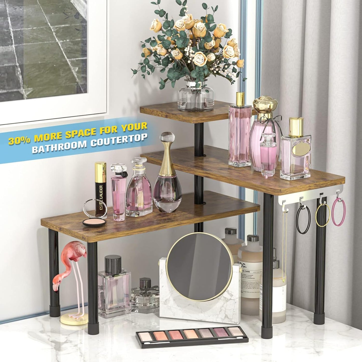 3 Tier Kitchen Shelf | Space Saving Counter & Storage Rack