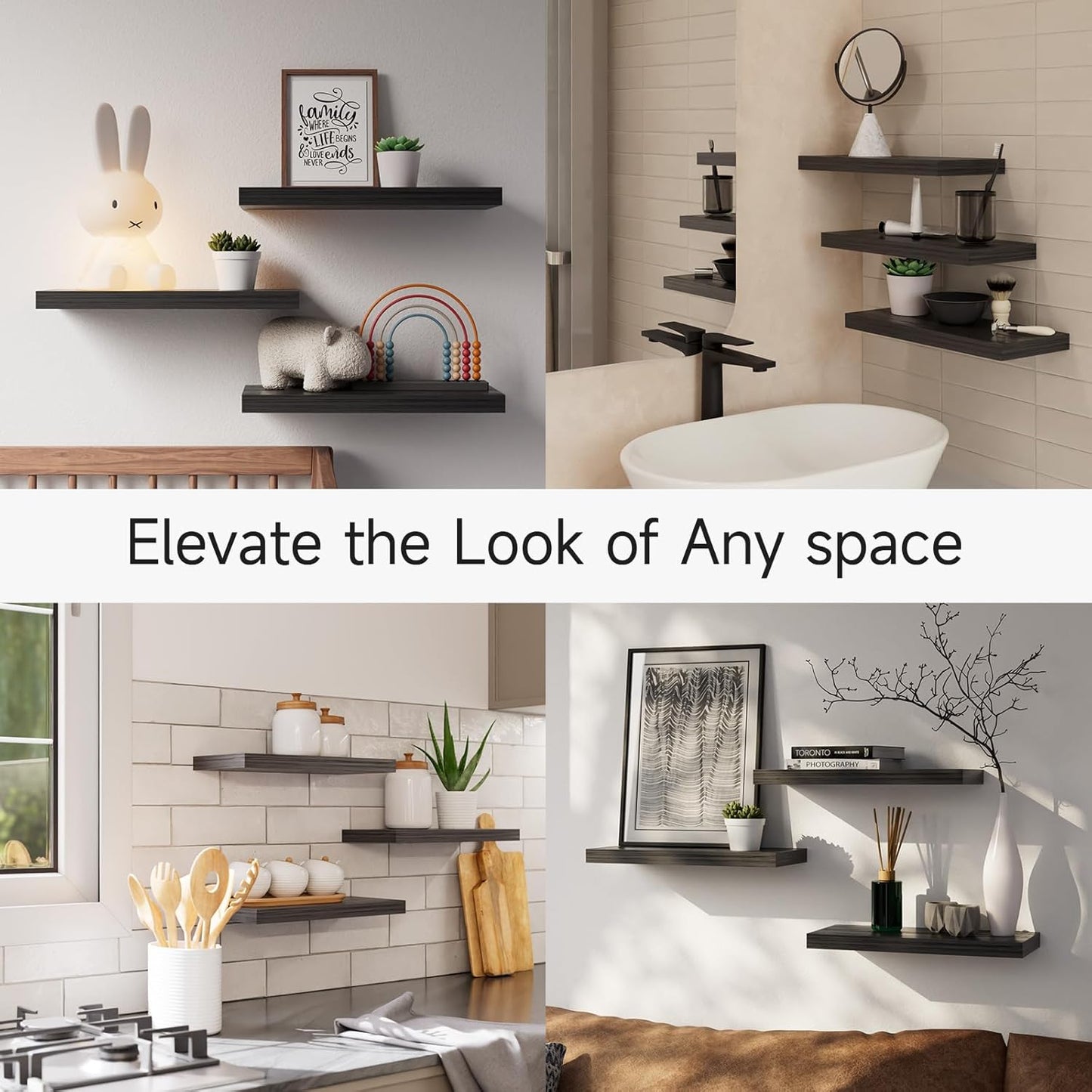 Floating Shelves | Wall Mounted Rack for Home Decor in Pakistan