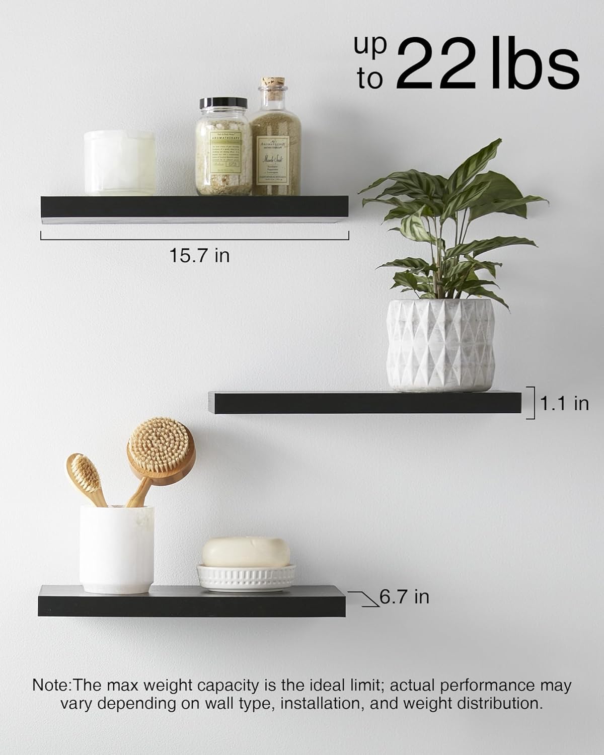 Floating Shelves | Wall Mounted Rack for Home Decor in Pakistan
