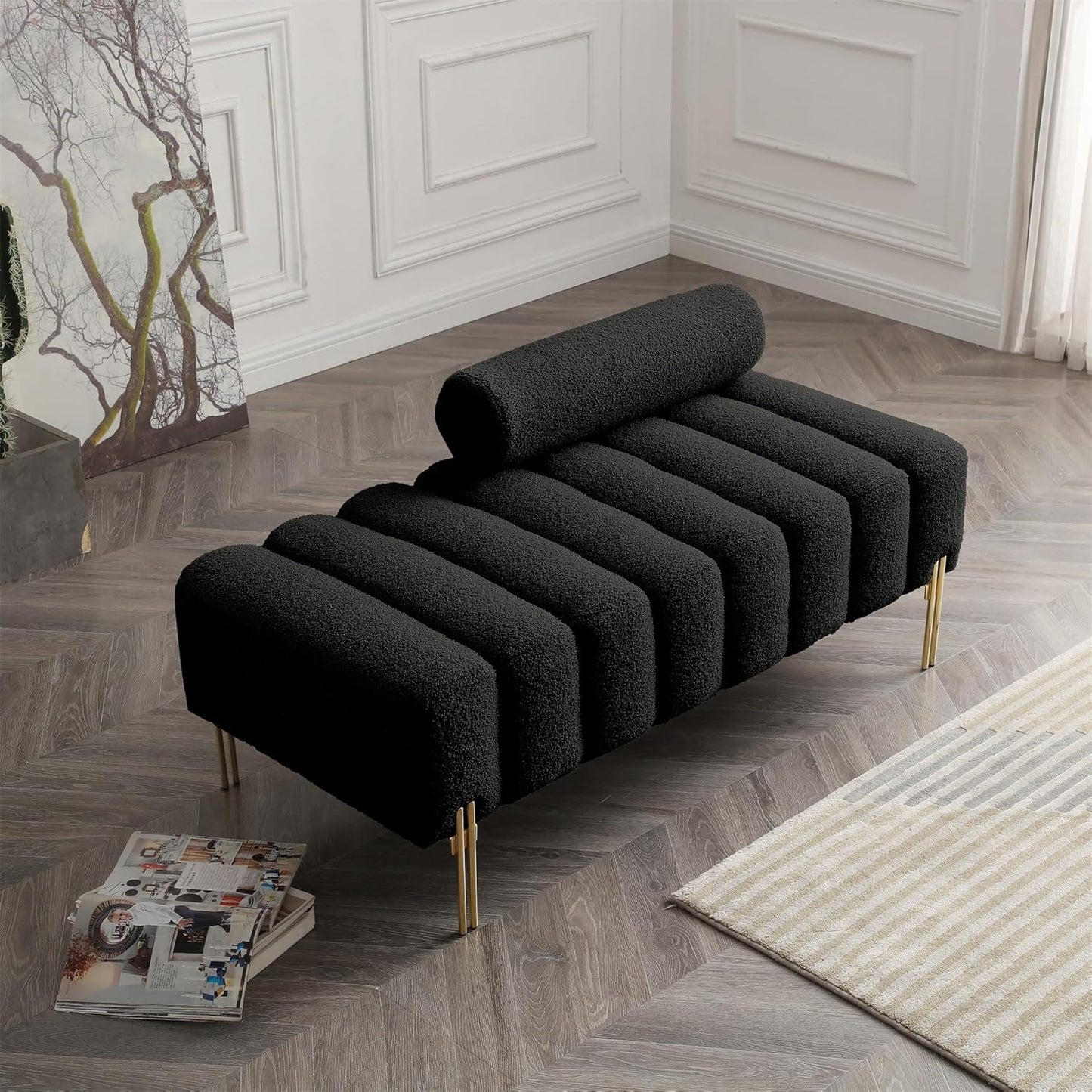 2 Seater Ottoman | Modern Design Bench for Bedroom Furniture
