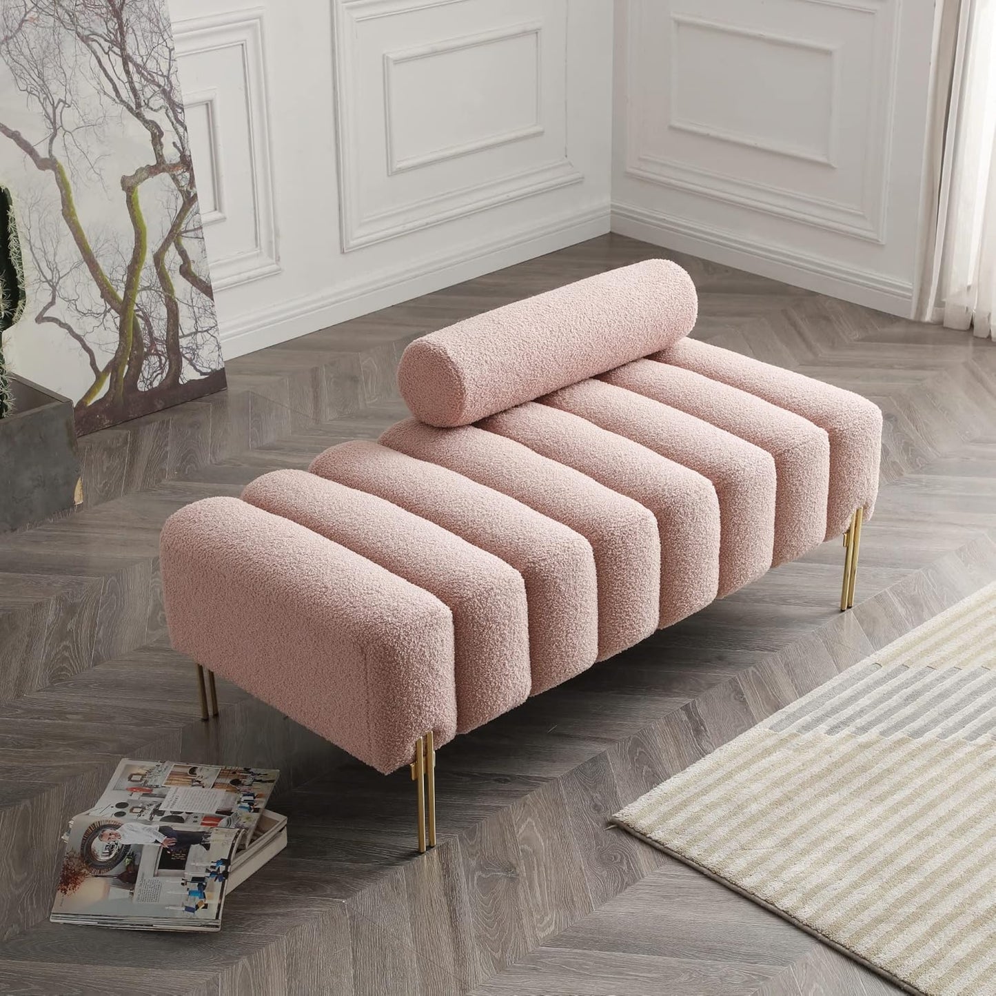 2 Seater Ottoman | Modern Design Bench for Bedroom Furniture