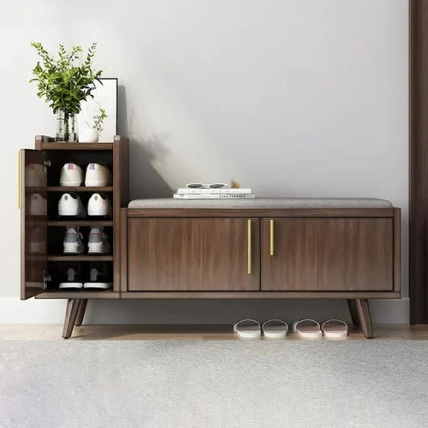Wooden Shoe Rack | Entryway Bench for Home in Pakistan